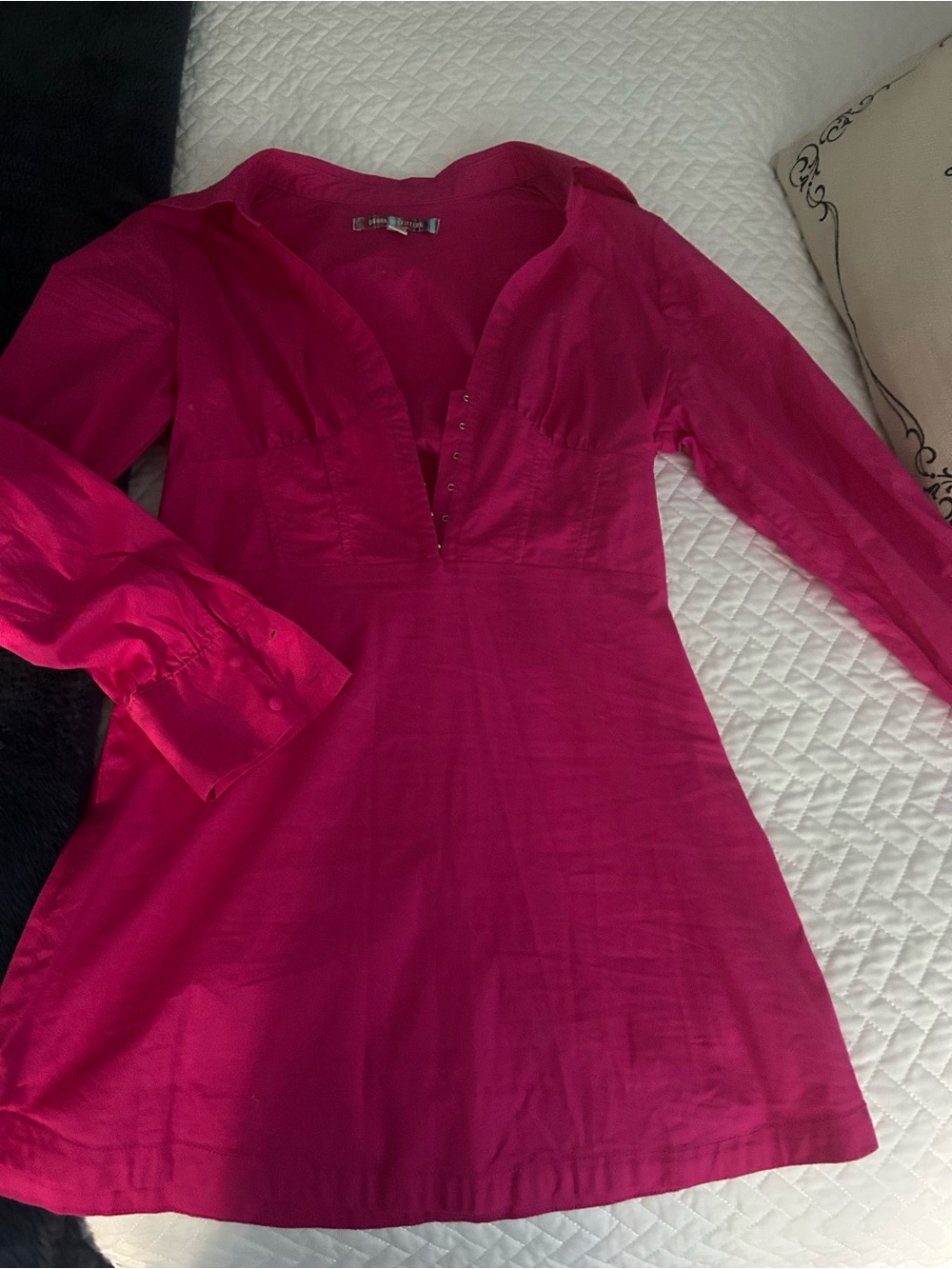 Urban Outfitters long Sleeve Pink mini Dress
